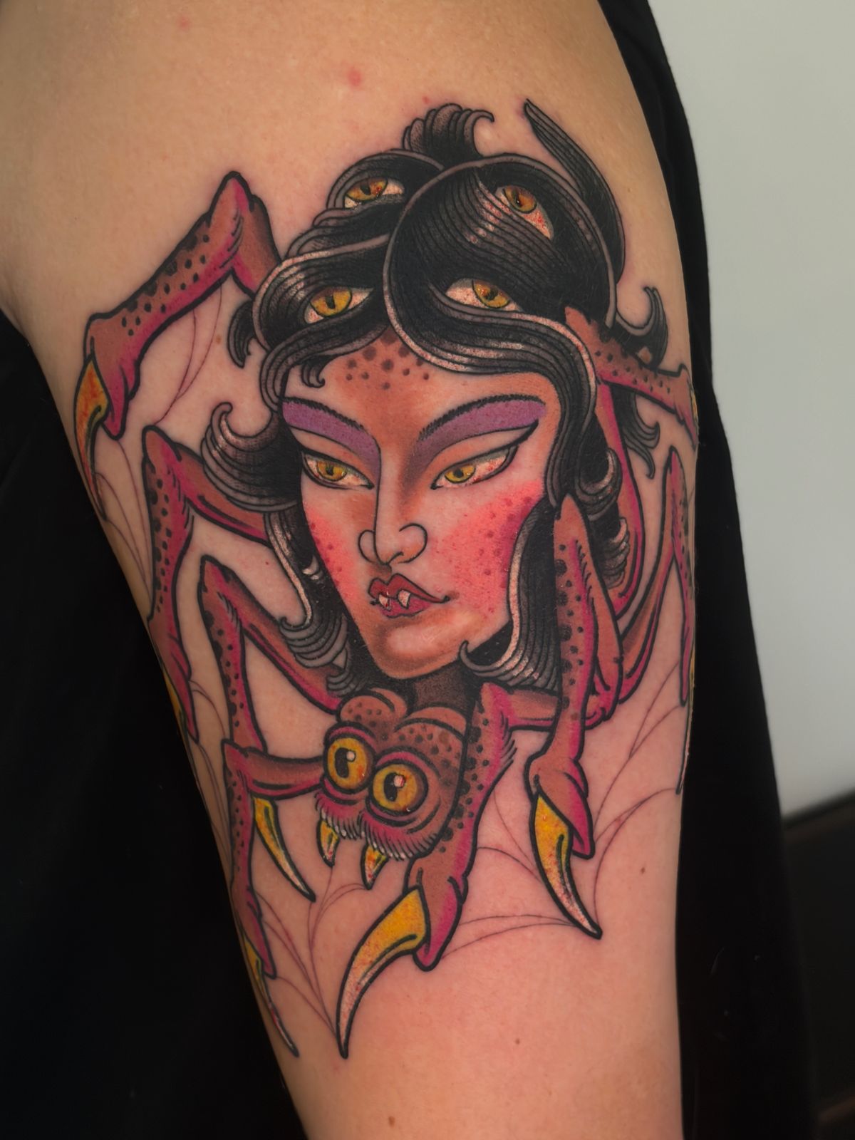 Jorōgumo, kobieta-pająk, neotrad